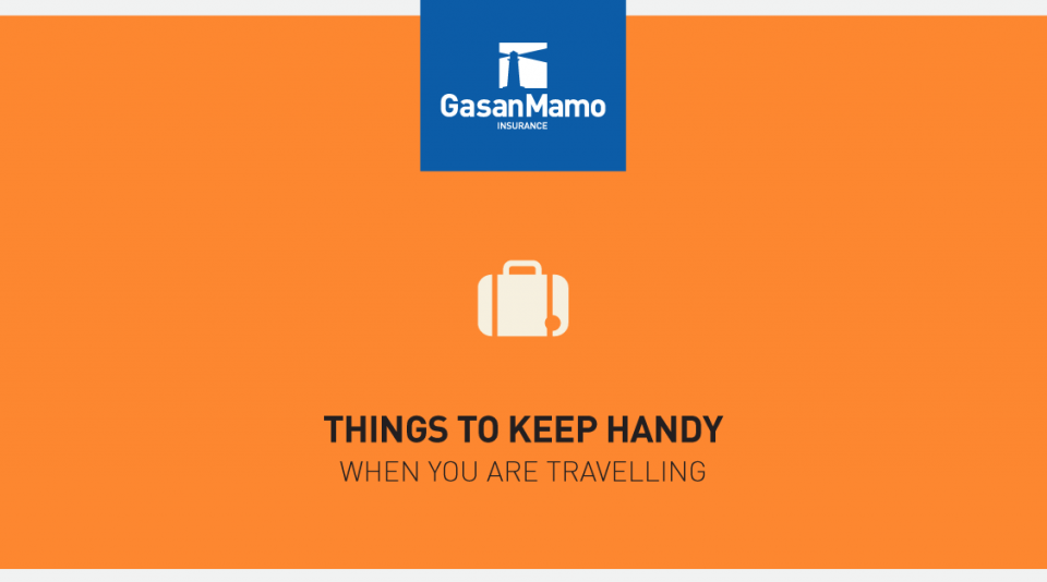 Things to Keep Handy When Travelling