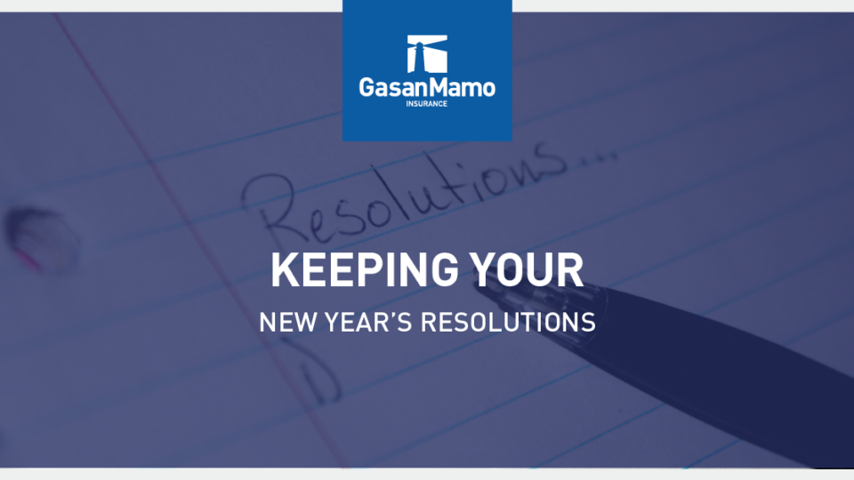 Keeping your New Year’s Resolutions